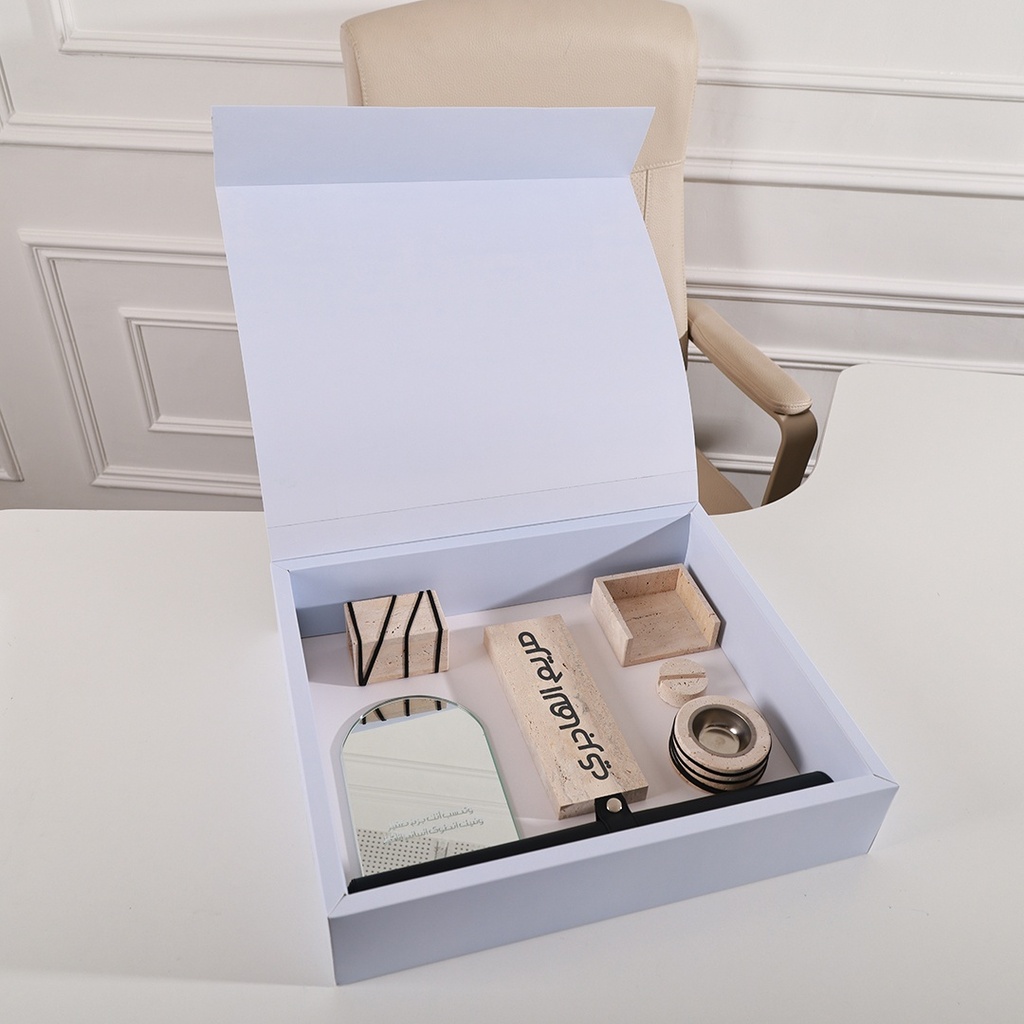 Travertine Office Set