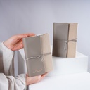 Quran with Linen Cover and Leather Bookmark