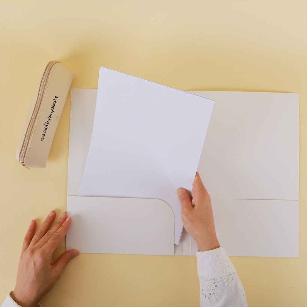Leather Pencil Case & Document Folder