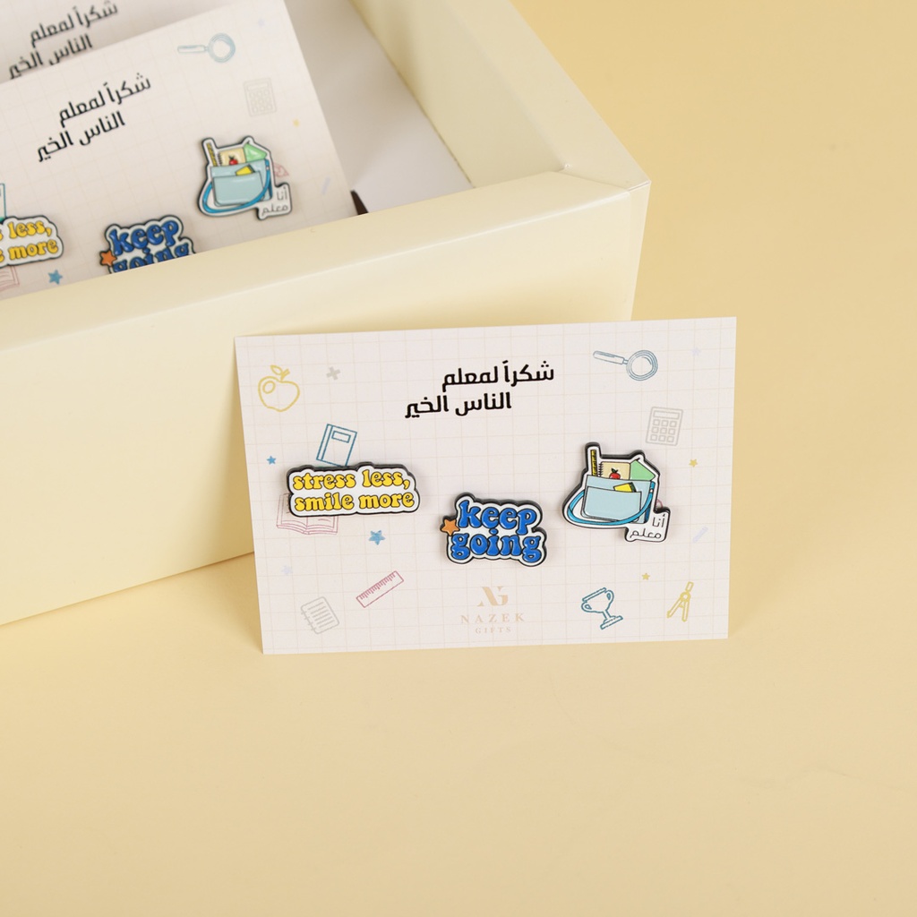 Teacher Thank You Cards & Stickers Set