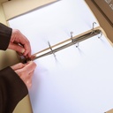 Teacher file with buckle