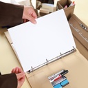 Teacher file with buckle