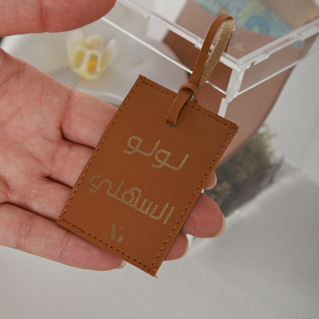 Acrylic Gift Box with Money Pouch & Flower