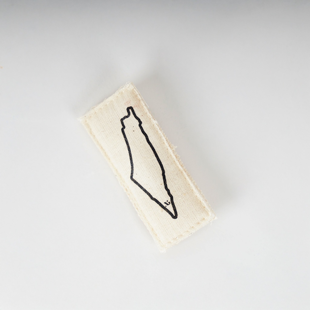 Palestine Map Broche