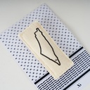 Palestine Map Broche