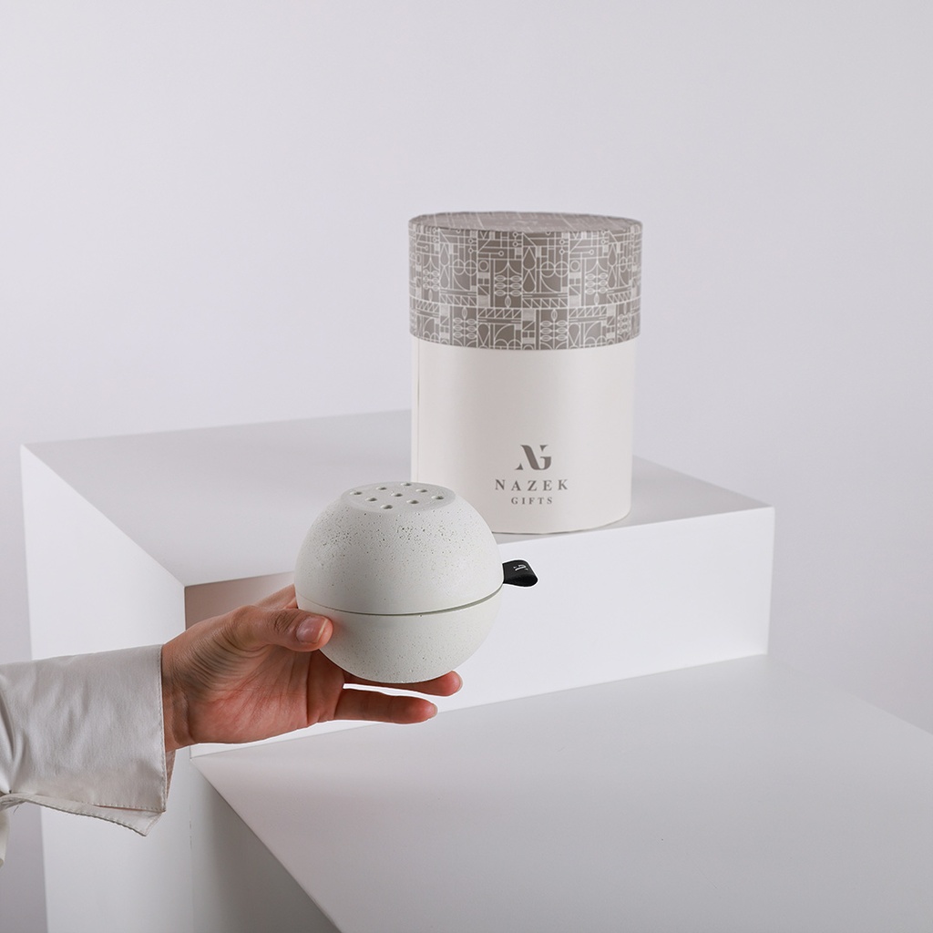 Concrete Circular Incense Burner