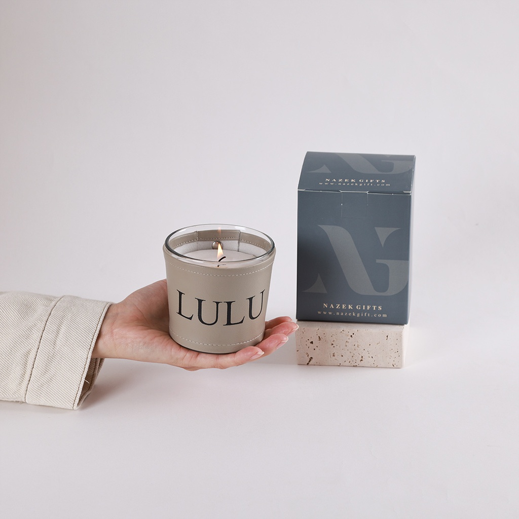 Candles W/Leather Sleeves – Customized