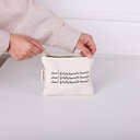 Fabric Pouch- "Smile"