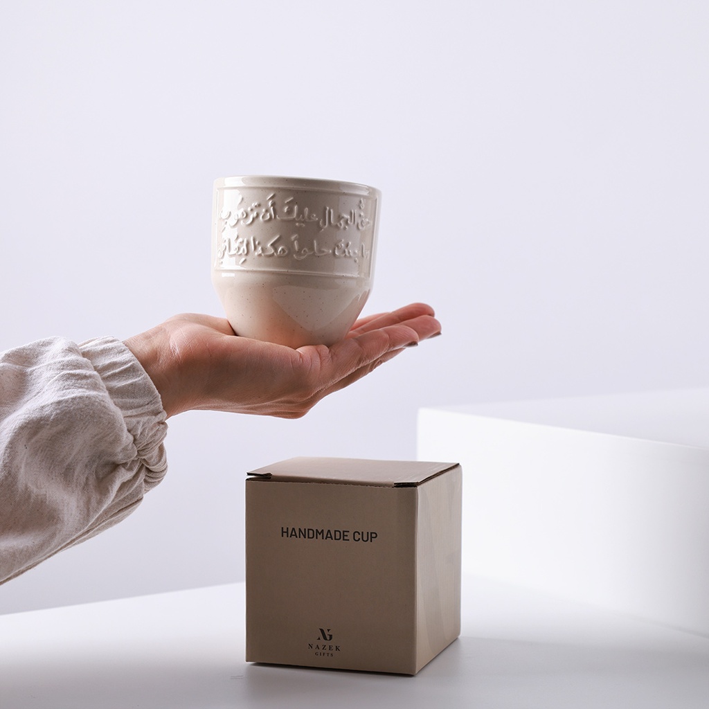 Handcrafted clay cup