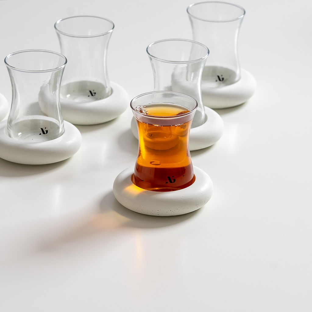 Hand Made Saucer & Tea cups Set
