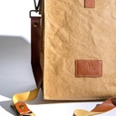 Kraft Lunch Bag with buckle