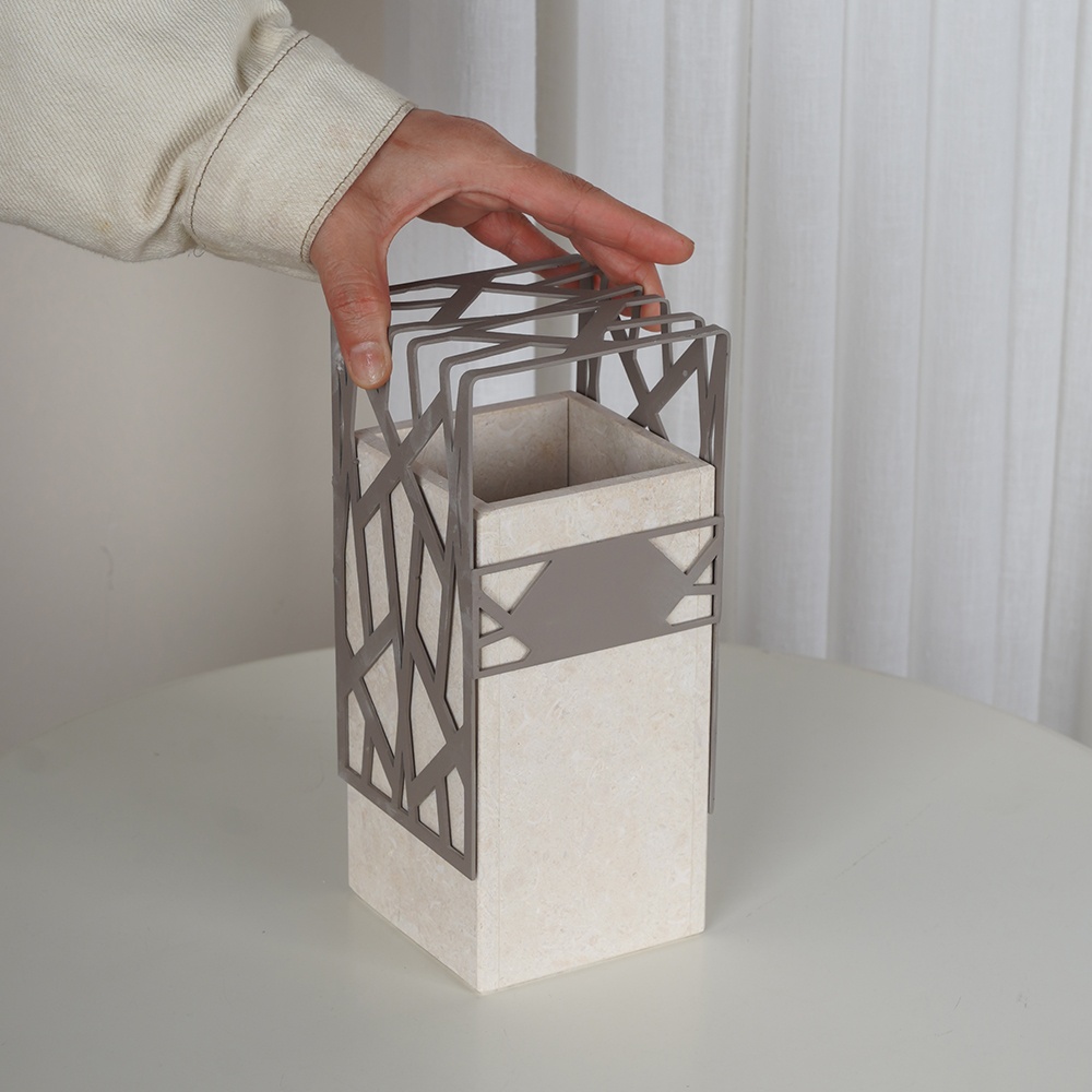 Marble and Metal Mubkhar