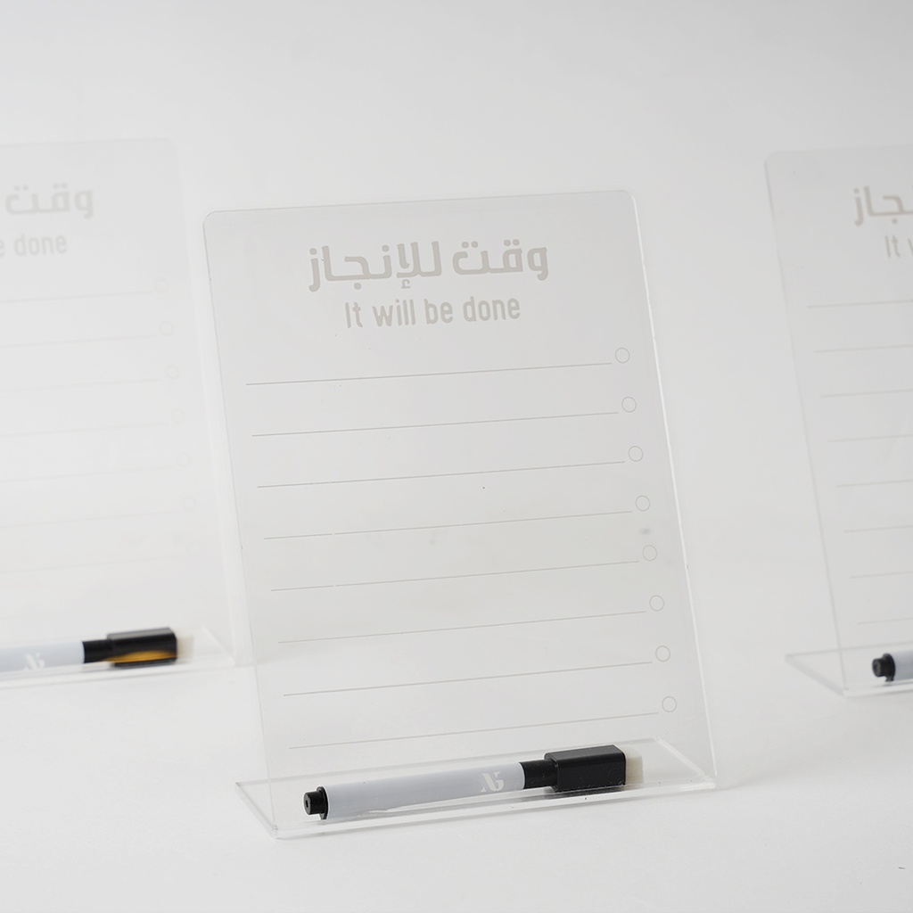 توزيعات لوح أكريليك للمكتب