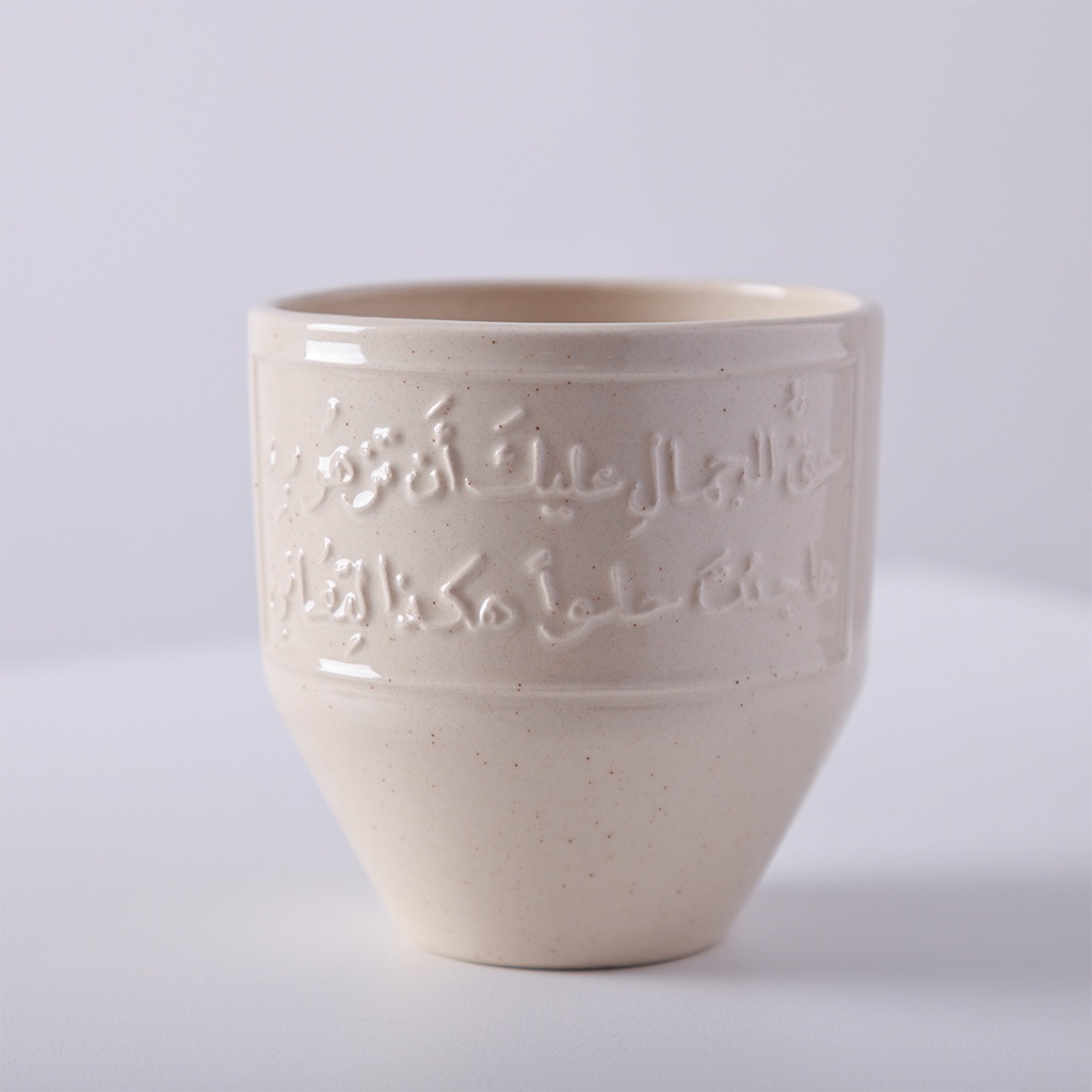 Handcrafted clay cup