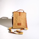 Kraft Lunch Bag with buckle