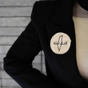 Broche 'For Gaza'