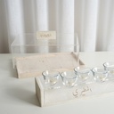 Travertine & Acrylic Serving Sets