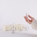 Metal Tea Set with Cup Holder