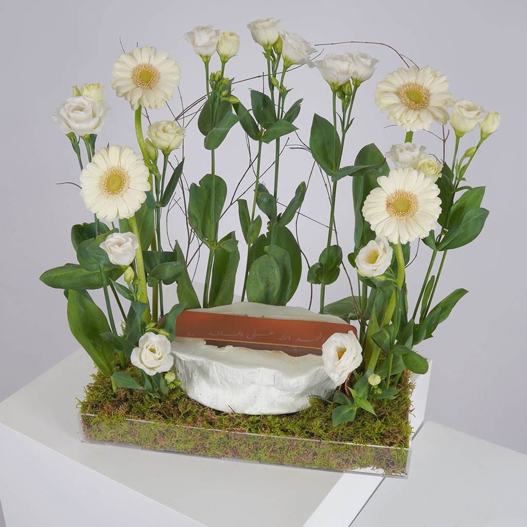 هدية شمعة االكونكريت