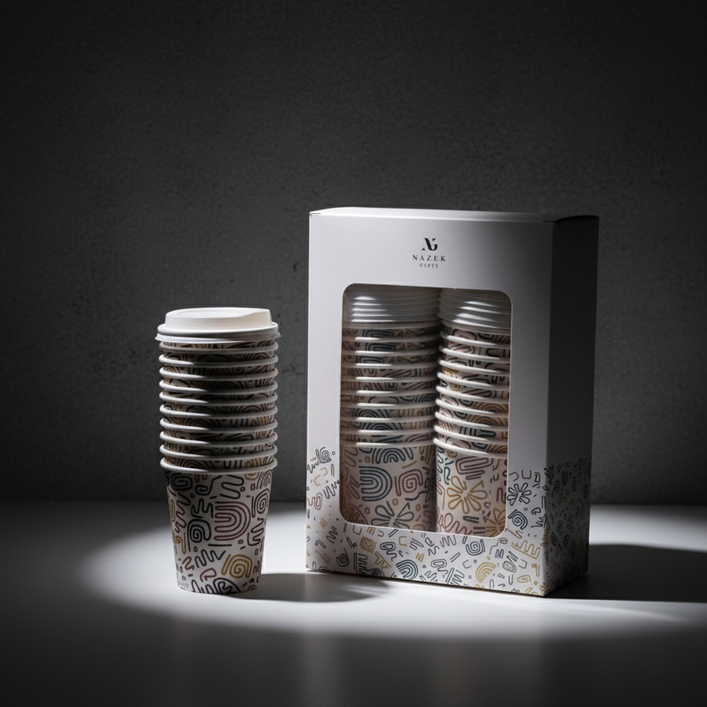 Doodle Art Paper Cups