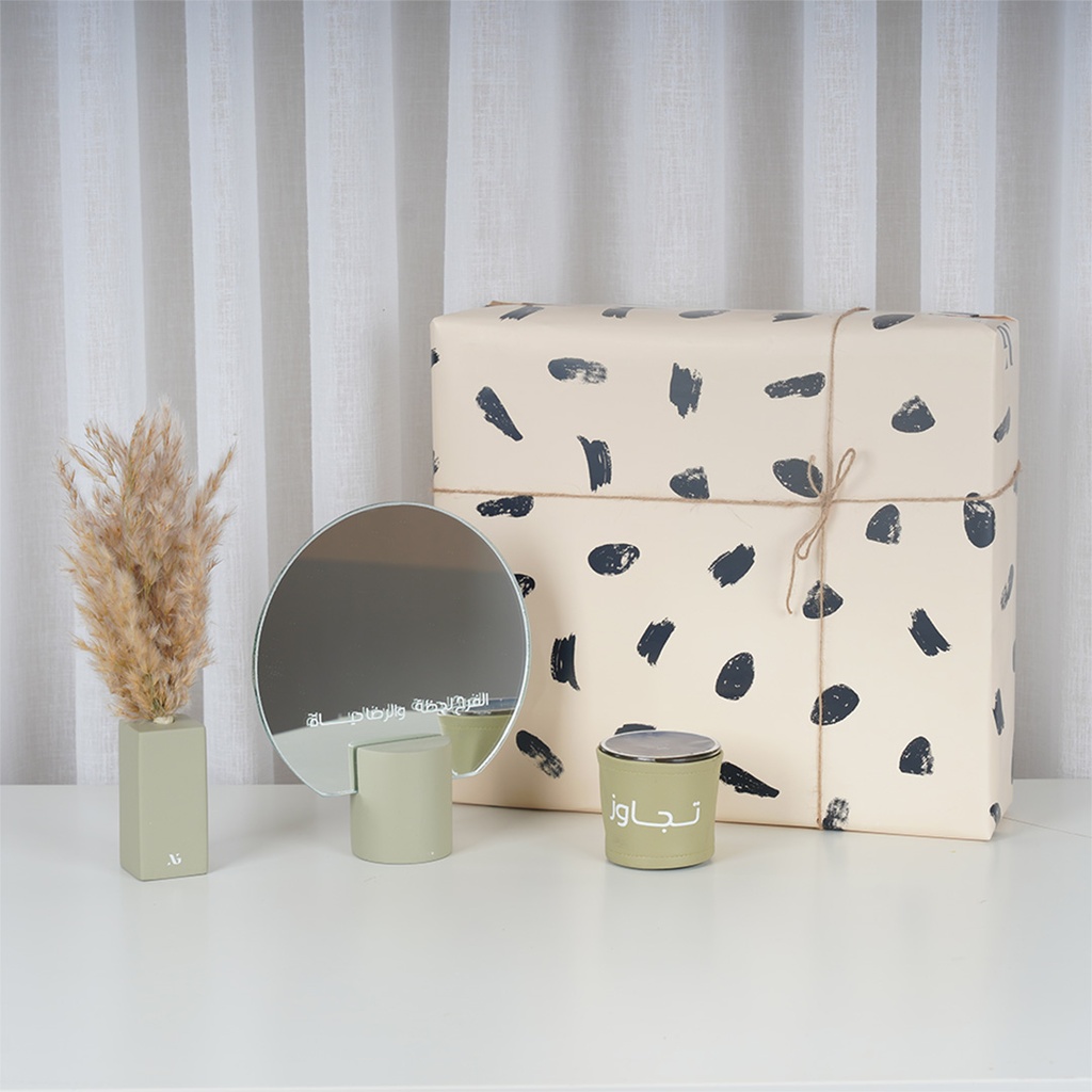 طقم المرايا والشمعه