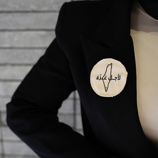 Broche 'For Gaza'