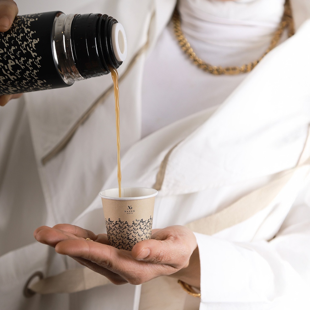 Arabic coffee paper cups